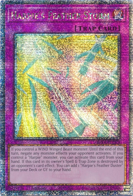 Harpie's Feather Storm [RA01-EN073] Quarter Century Secret Rare - Yugioh Cards For Your TCG Needs!