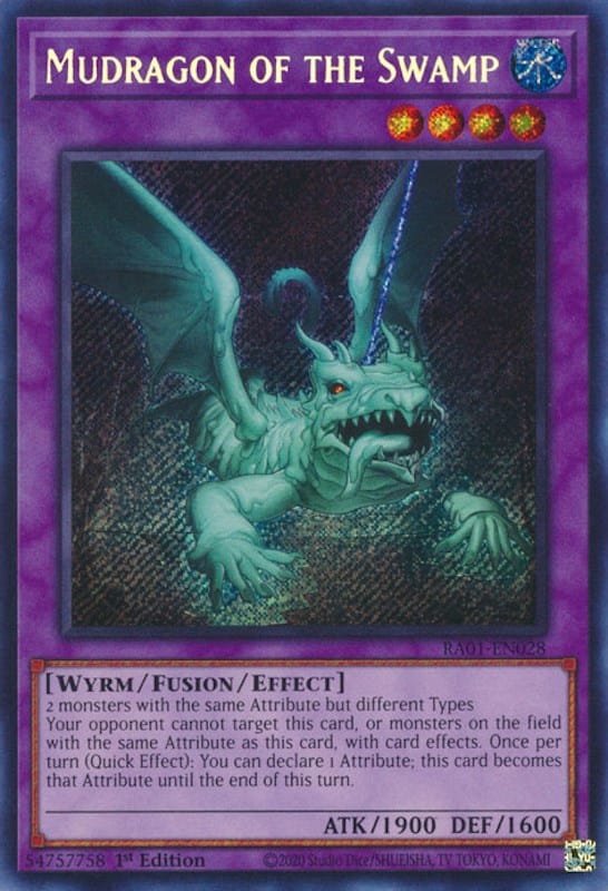 Mudragon of the Swamp [RA01-EN028] Secret Rare - Yugioh Cards For Your TCG Needs!