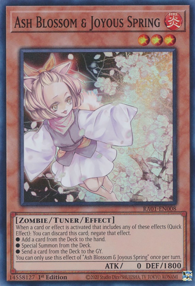 Ash Blossom & Joyous Spring [RA01-EN008] Super Rare - Yugioh Cards For Your TCG Needs!
