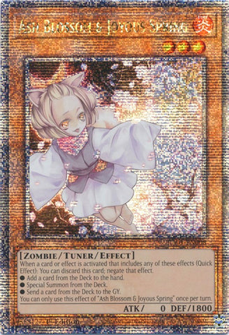 Ash Blossom & Joyous Spring [RA01-EN008] Quarter Century Secret Rare - Yugioh Cards For Your TCG Needs!