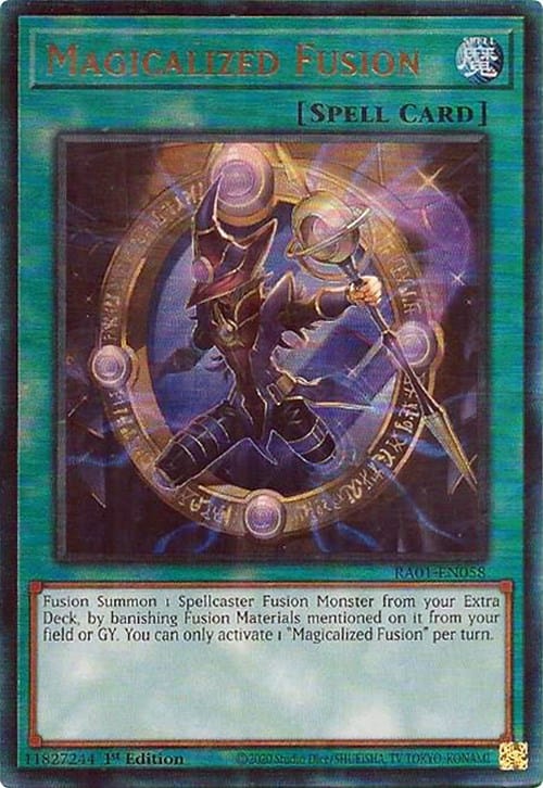 Magicalized Fusion [RA01-EN058] Prismatic Ultimate Rare - Yugioh Cards For Your TCG Needs!