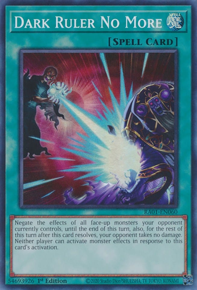 Dark Ruler No More [RA01-EN060] Super Rare - Yugioh Cards For Your TCG Needs!