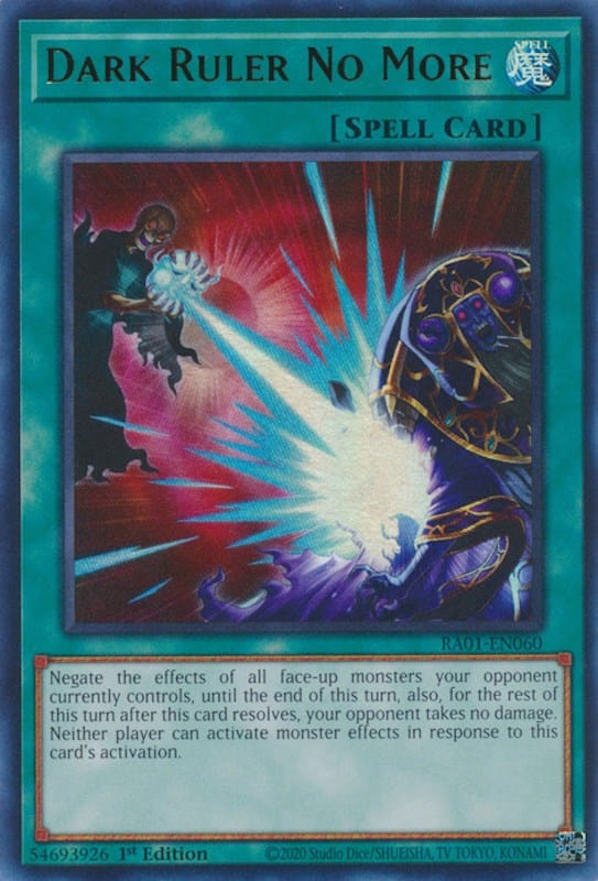 Dark Ruler No More [RA01-EN060] Ultra Rare - Yugioh Cards For Your TCG Needs!