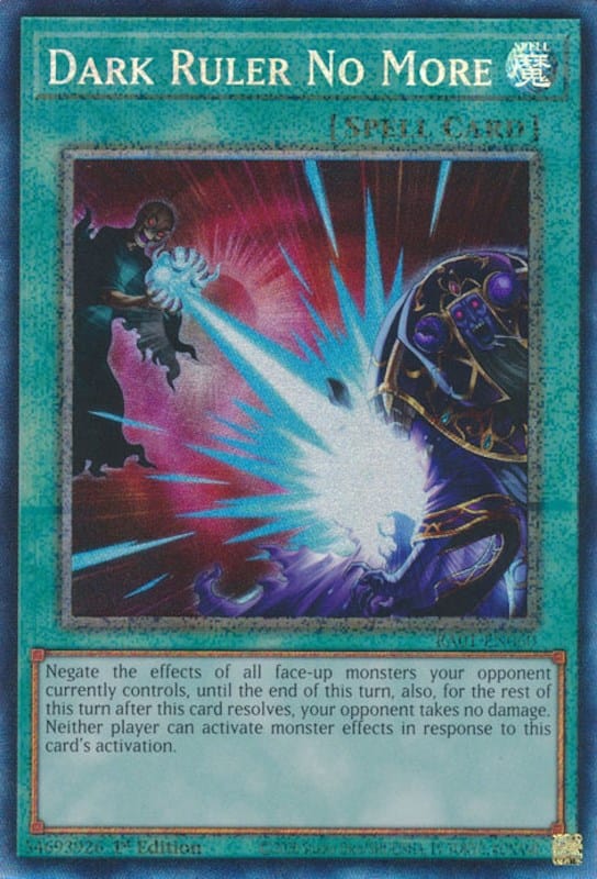 Dark Ruler No More [RA01-EN060] Prismatic Collector's Rare - Yugioh Cards For Your TCG Needs!