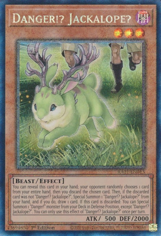 Danger!? Jackalope? [RA01-EN013] Prismatic Collector's Rare - Yugioh Cards For Your TCG Needs!