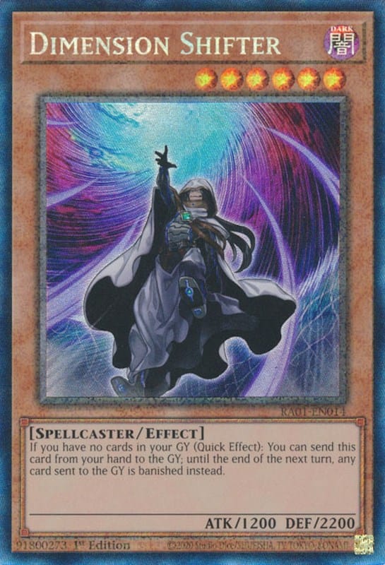 Dimension Shifter [RA01-EN014] Prismatic Collector's Rare - Yugioh Cards For Your TCG Needs!