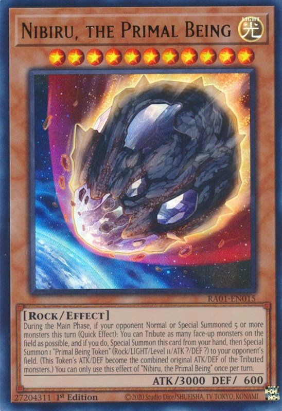 Nibiru, the Primal Being [RA01-EN015] Ultra Rare - Yugioh Cards For Your TCG Needs!