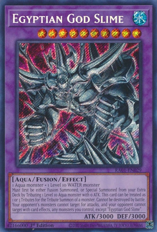 Egyptian God Slime [RA01-EN029] Secret Rare - Yugioh Cards For Your TCG Needs!
