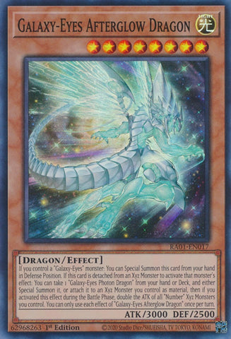 Galaxy-Eyes Afterglow Dragon [RA01-EN017] Super Rare - Yugioh Cards For Your TCG Needs!