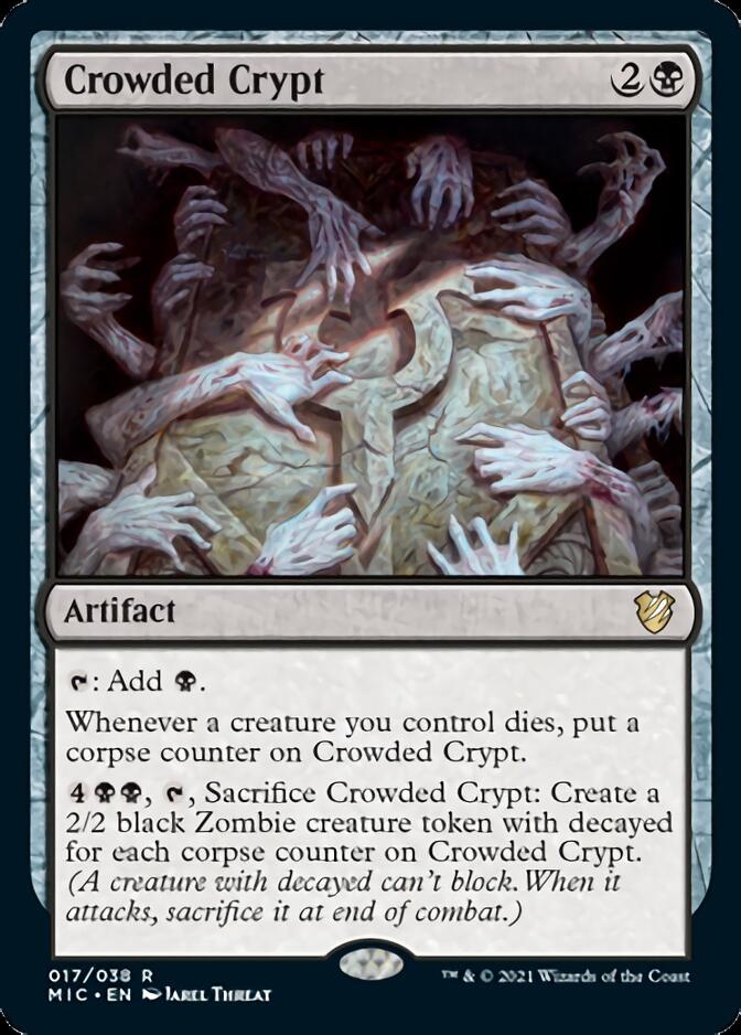 Crowded Crypt [Innistrad: Midnight Hunt Commander] Magic: The Gathering