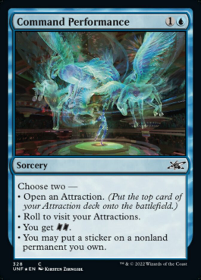 Command Performance (Galaxy Foil) [Unfinity] Magic: The Gathering