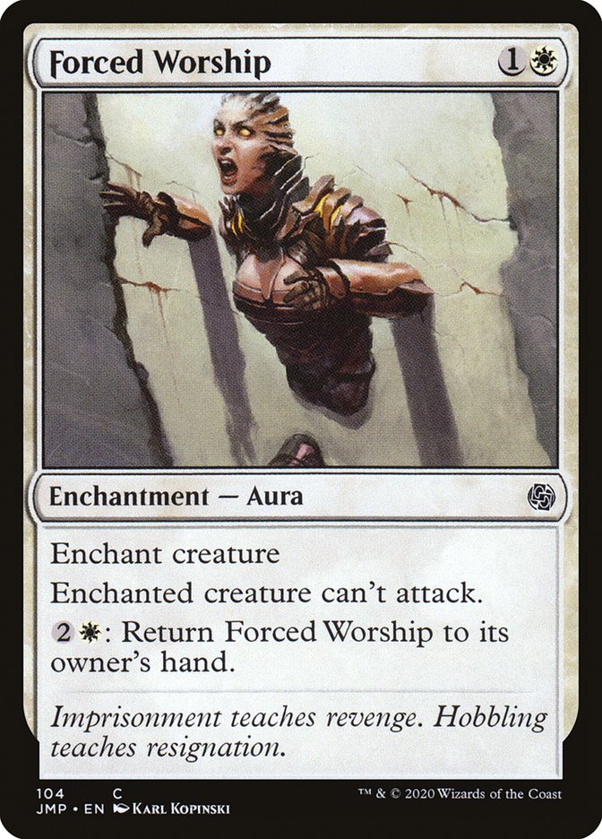 Forced Worship [Jumpstart] Magic: The Gathering