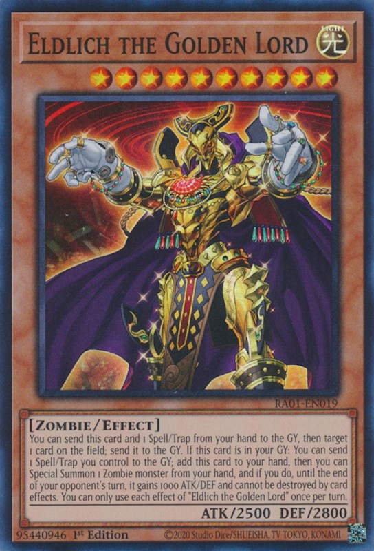 Eldlich the Golden Lord [RA01-EN019] Super Rare - Yugioh Cards For Your TCG Needs!