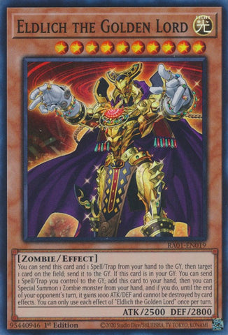 Eldlich the Golden Lord [RA01-EN019] Super Rare - Yugioh Cards For Your TCG Needs!