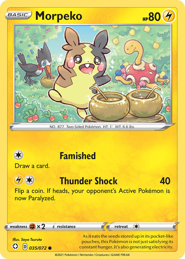 Morpeko (035/072) [Sword & Shield: Shining Fates] Pokémon