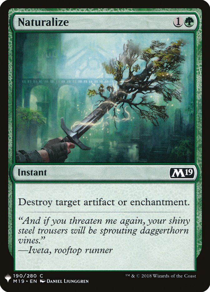 Naturalize [Mystery Booster] Magic: The Gathering