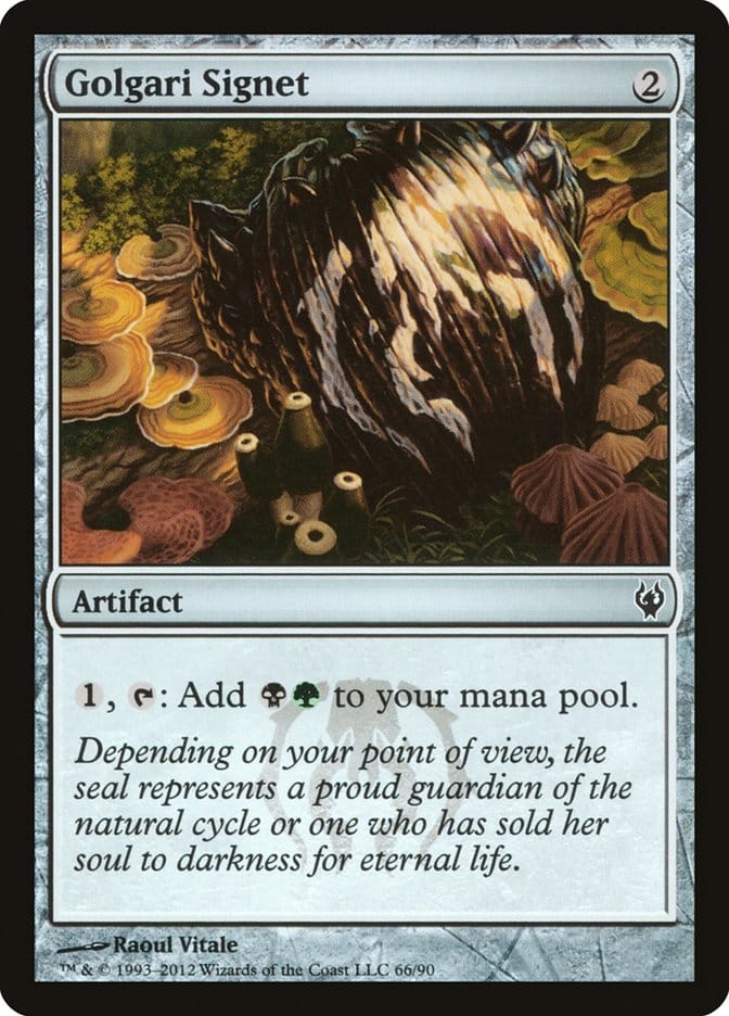 Golgari Signet [Duel Decks: Izzet vs. Golgari] Magic: The Gathering