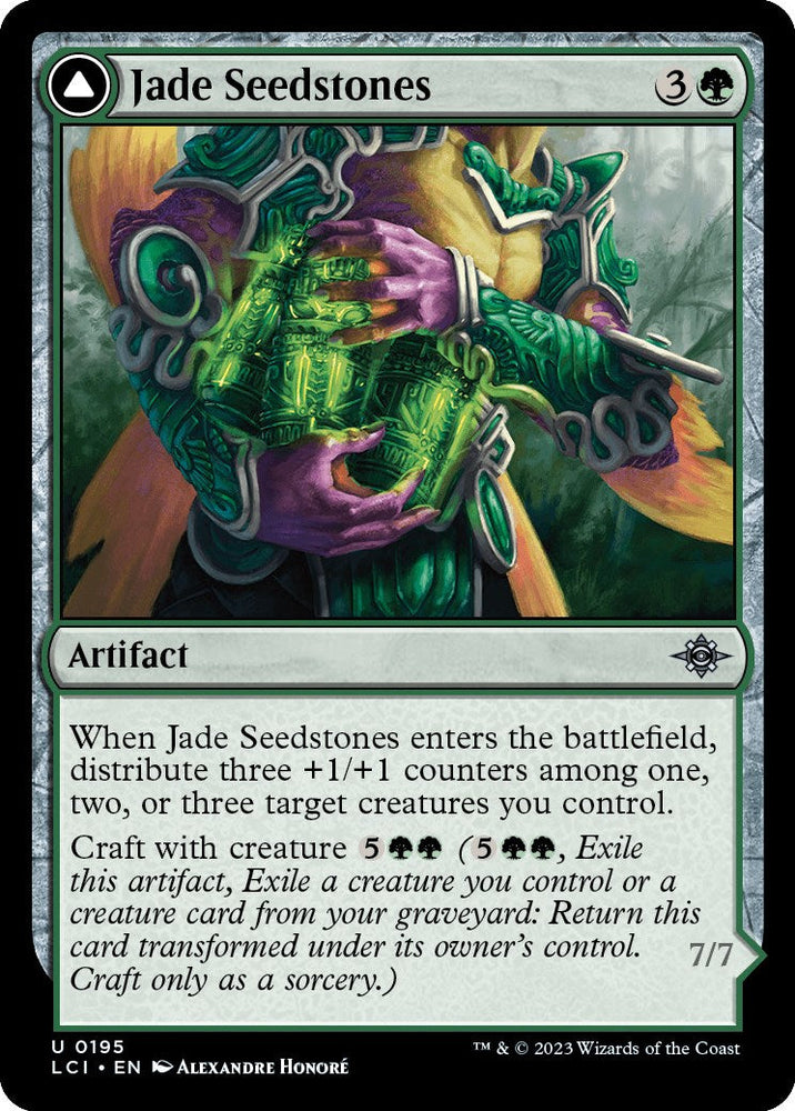 Jade Seedstones [The Lost Caverns of Ixalan] Magic: The Gathering