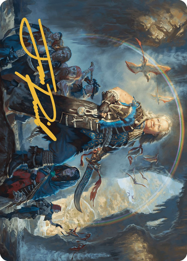 Admiral Brass, Unsinkable Art Card (Gold-Stamped Signature) [The Lost Caverns of Ixalan Art Series] Magic: The Gathering
