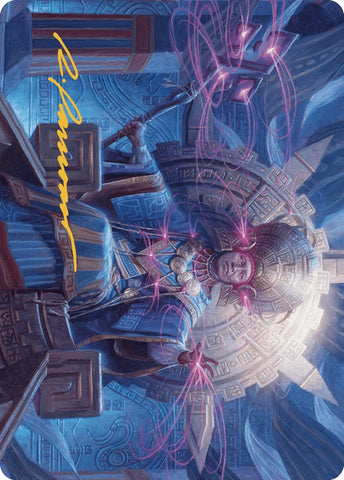 Akal Pakal, First Among Equals Art Card (8/81) (Gold-Stamped Signature) [The Lost Caverns of Ixalan Art Series] Magic: The Gathering