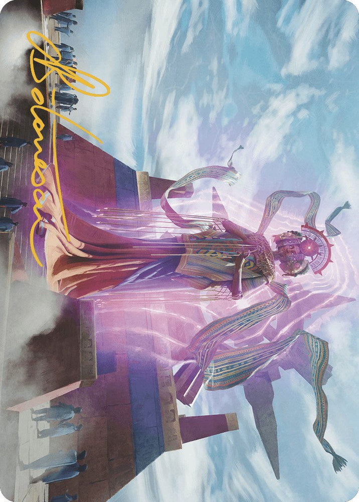 Ojer Taq, Deepest Foundation Art Card (4/81) (Gold-Stamped Signature) [The Lost Caverns of Ixalan Art Series] Magic: The Gathering