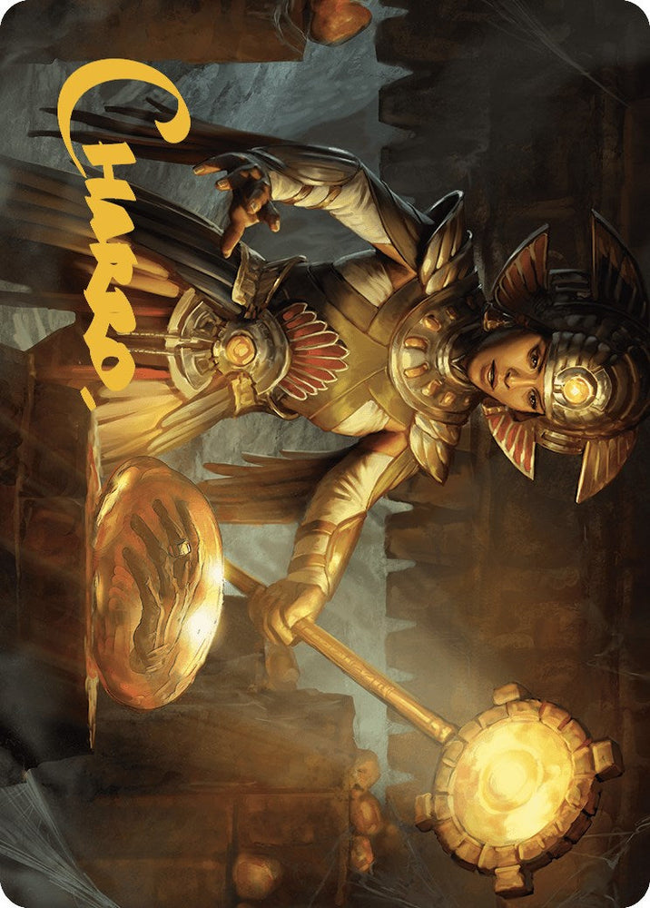 Curator of Sun's Creation Art Card (Gold-Stamped Signature) [The Lost Caverns of Ixalan Art Series] Magic: The Gathering