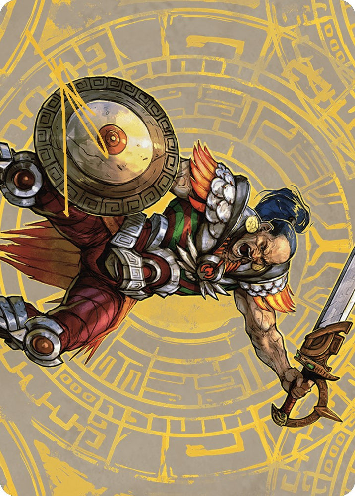 Inti, Seneschal of the Sun Art Card (Gold-Stamped Signature) [The Lost Caverns of Ixalan Art Series] Magic: The Gathering
