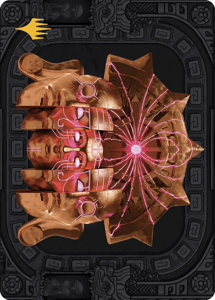 Ojer Taq, Deepest Foundation Art Card (56/81) (Gold-Stamped Planeswalker Symbol) [The Lost Caverns of Ixalan Art Series] Magic: The Gathering
