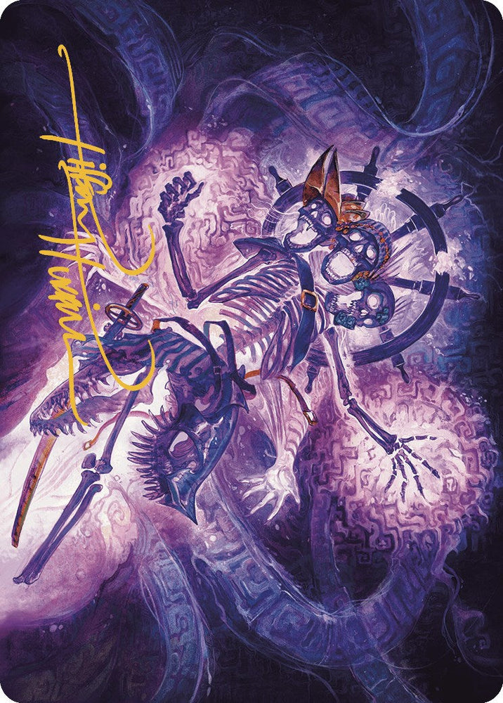 The Grim Captain Art Card (Gold-Stamped Signature) [The Lost Caverns of Ixalan Art Series] Magic: The Gathering