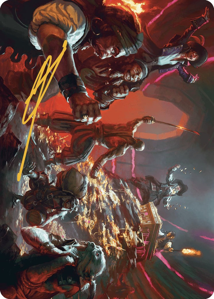Hit the Mother Lode Art Card (Gold-Stamped Signature) [The Lost Caverns of Ixalan Art Series] Magic: The Gathering