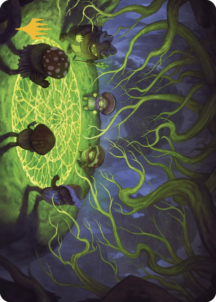 Growing Rites of Itlimoc Art Card (Gold-Stamped Planeswalker Symbol) [The Lost Caverns of Ixalan Art Series] Magic: The Gathering