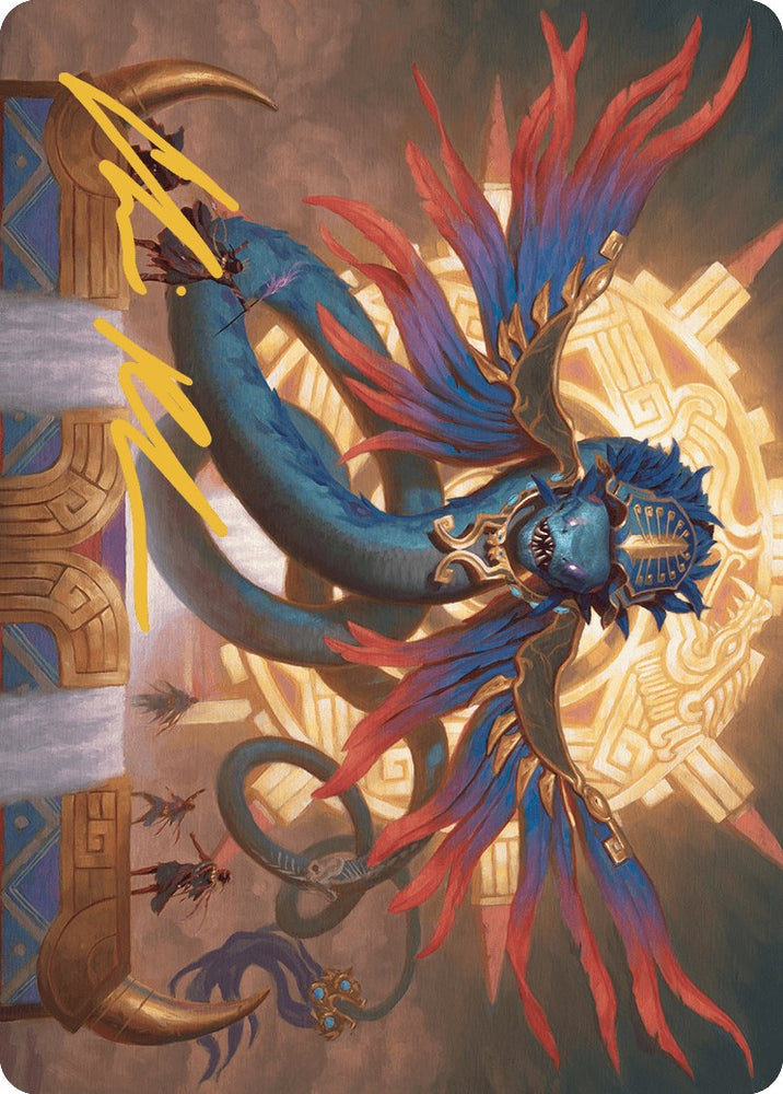 Ojer Pakpatiq, Deepest Epoch Art Card (13/81) (Gold-Stamped Signature) [The Lost Caverns of Ixalan Art Series] Magic: The Gathering