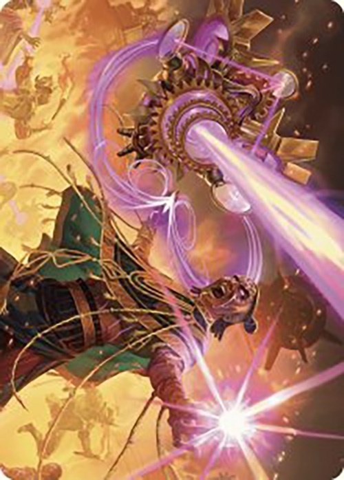 Cosmium Blast Art Card [The Lost Caverns of Ixalan Art Series] Magic: The Gathering