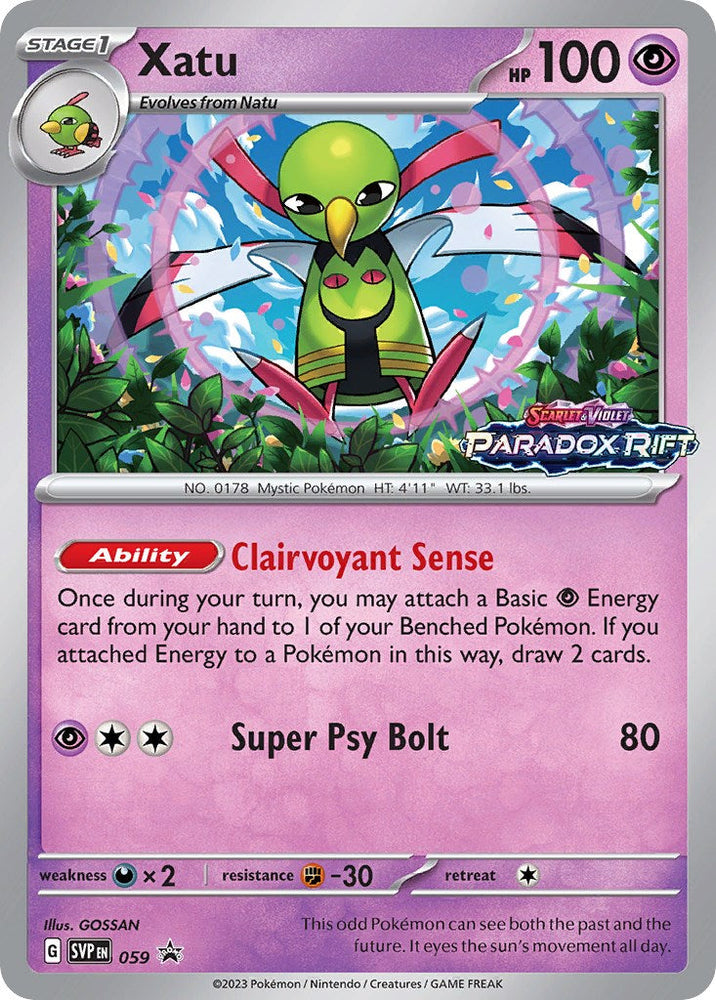 Xatu (059) [Scarlet & Violet: Black Star Promos] Pokémon