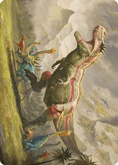 Ghalta, Stampede Tyrant Art Card [The Lost Caverns of Ixalan Art Series] Magic: The Gathering
