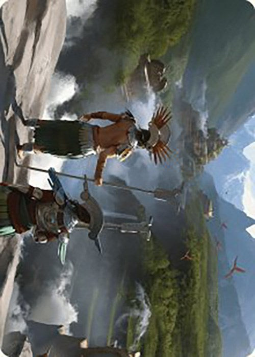 Glimpse the Core Art Card [The Lost Caverns of Ixalan Art Series] Magic: The Gathering