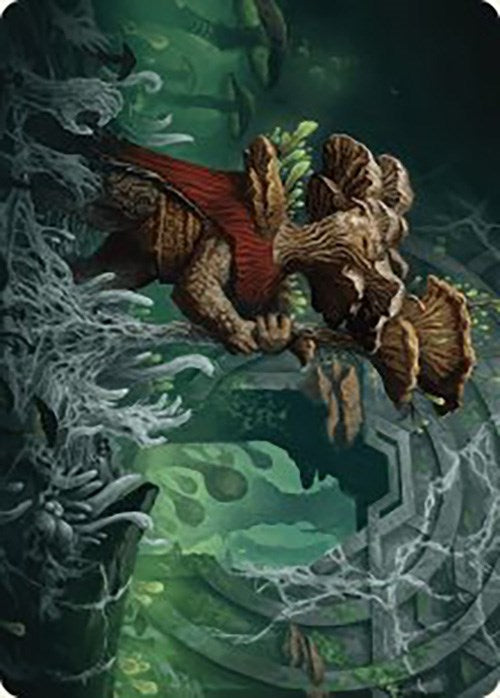 Tendril of the Mycotyrant Art Card [The Lost Caverns of Ixalan Art Series] Magic: The Gathering