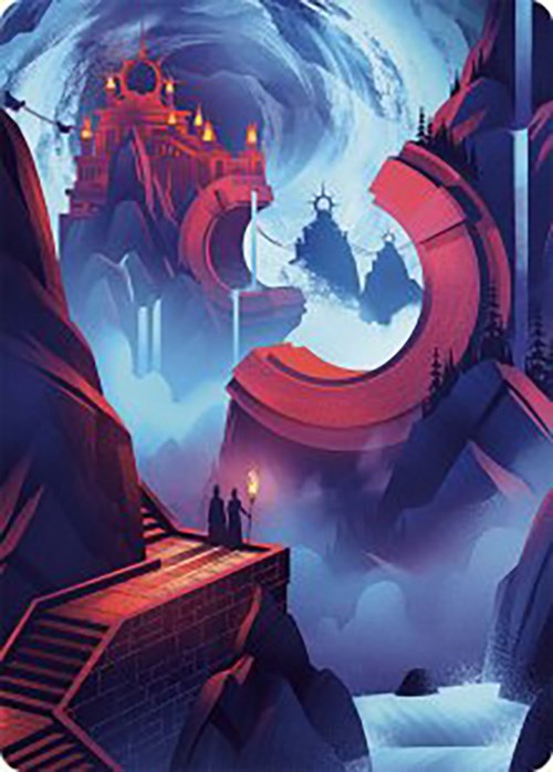 Mountain Art Card [The Lost Caverns of Ixalan Art Series] Magic: The Gathering
