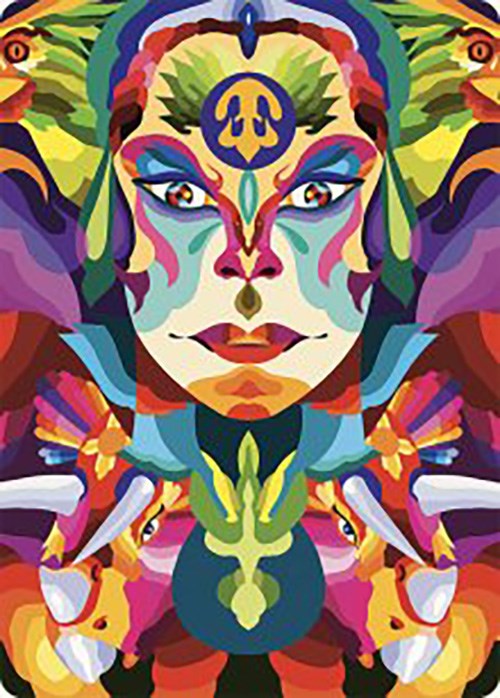 Roar of the Fifth People Art Card [The Lost Caverns of Ixalan Art Series] Magic: The Gathering