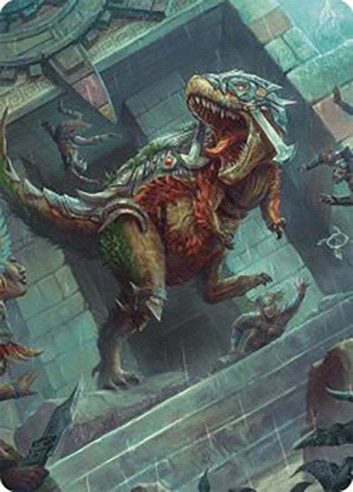 Carnage Tyrant Art Card [The Lost Caverns of Ixalan Art Series] Magic: The Gathering