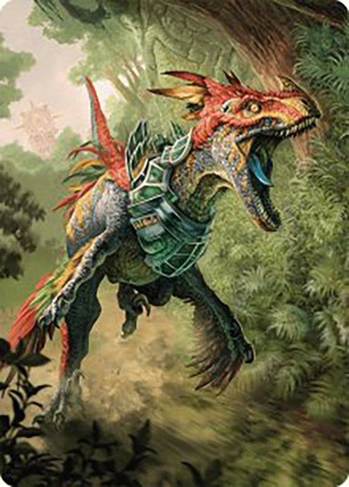 Dinosaur Token Art Card [The Lost Caverns of Ixalan Art Series] Magic: The Gathering