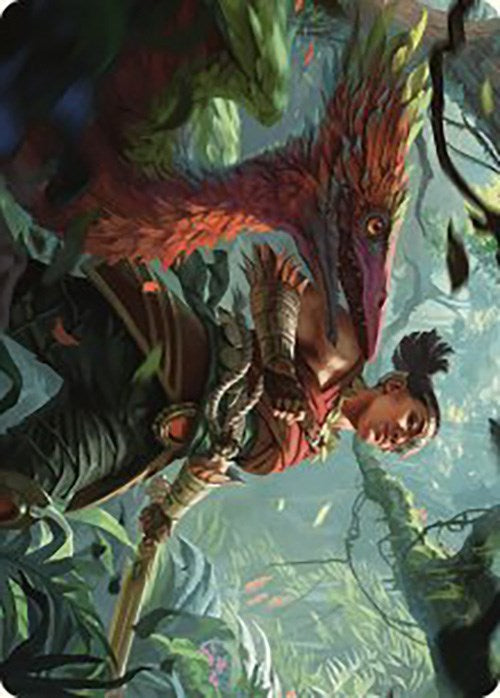 Wayta, Trainer Prodigy Art Card [The Lost Caverns of Ixalan Art Series] Magic: The Gathering