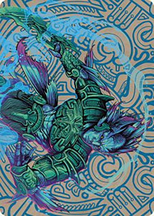 Hakbal of the Surging Soul Art Card [The Lost Caverns of Ixalan Art Series] Magic: The Gathering