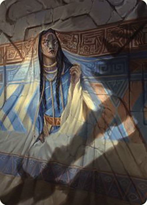 Whispersilk Cloak Art Card [The Lost Caverns of Ixalan Art Series] Magic: The Gathering