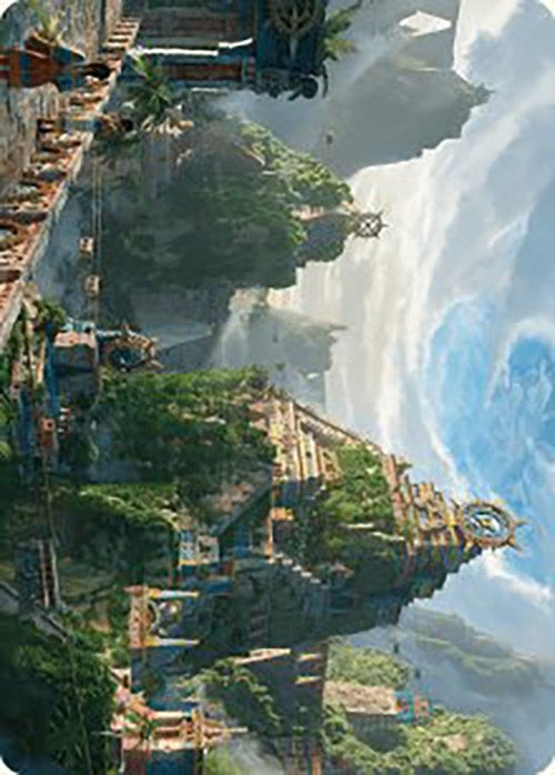 Clifftop Retreat Art Card [The Lost Caverns of Ixalan Art Series] Magic: The Gathering