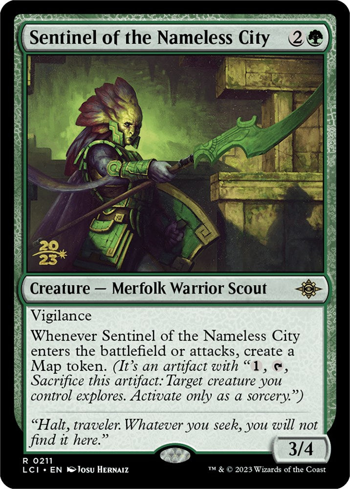Sentinel of the Nameless City [The Lost Caverns of Ixalan Prerelease Cards] Magic: The Gathering