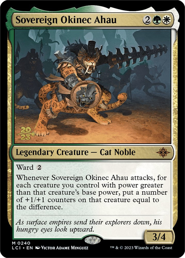Sovereign Okinec Ahau [The Lost Caverns of Ixalan Prerelease Cards] Magic: The Gathering