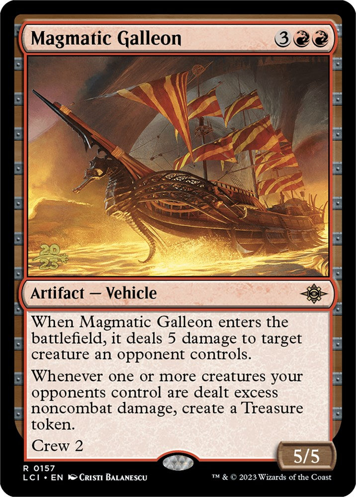 Magmatic Galleon [The Lost Caverns of Ixalan Prerelease Cards] Magic: The Gathering