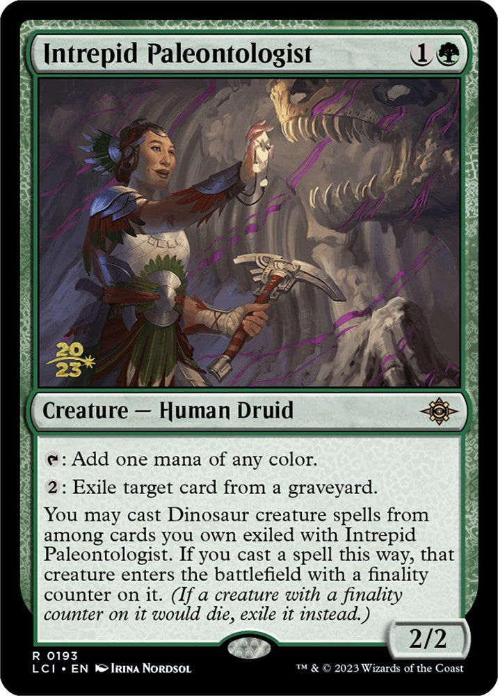Intrepid Paleontologist [The Lost Caverns of Ixalan Prerelease Cards] Magic: The Gathering