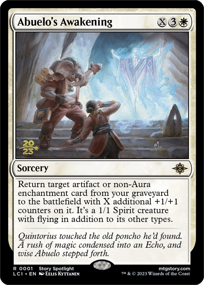 Abuelo's Awakening [The Lost Caverns of Ixalan Prerelease Cards] Magic: The Gathering